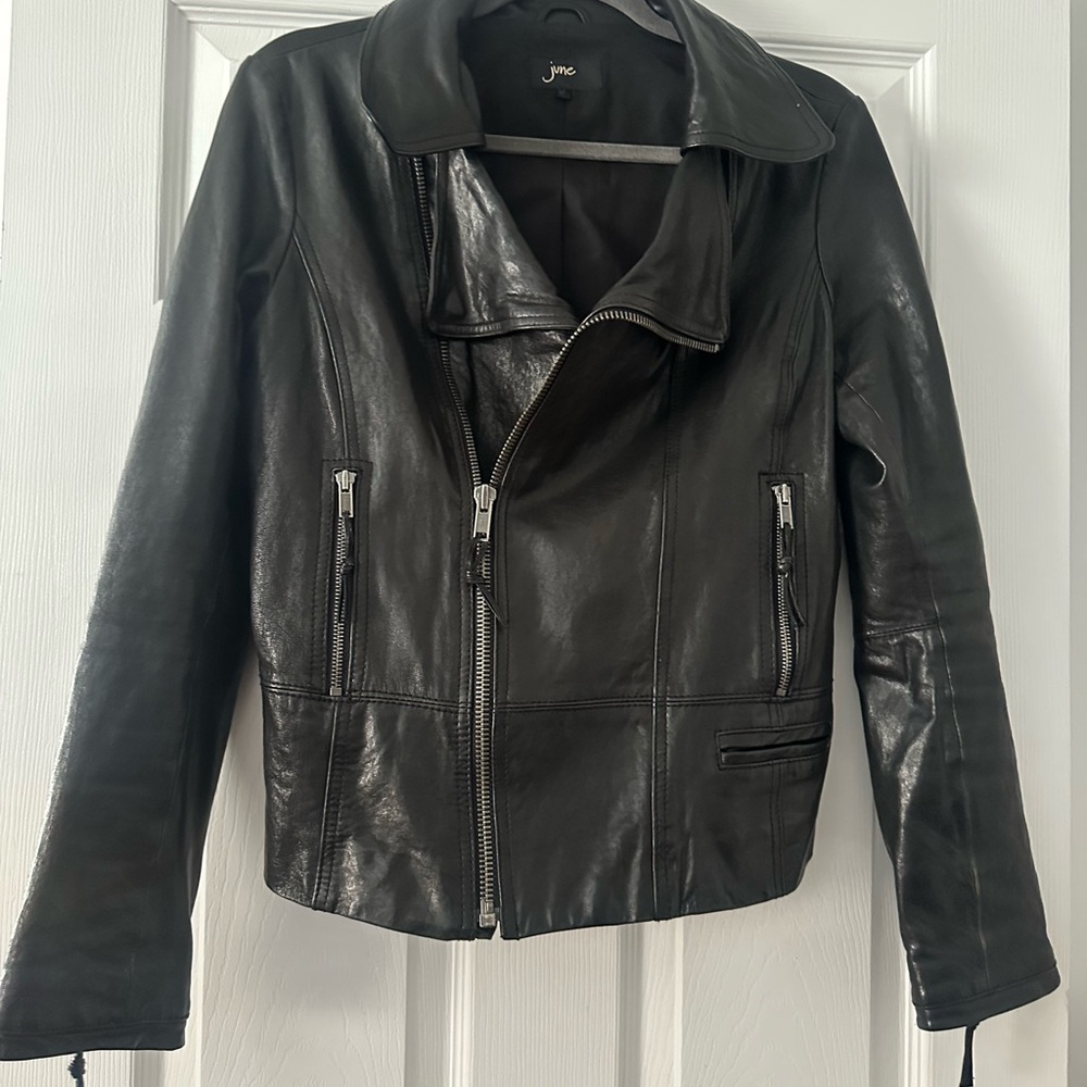 Women's Black Leather Jacket